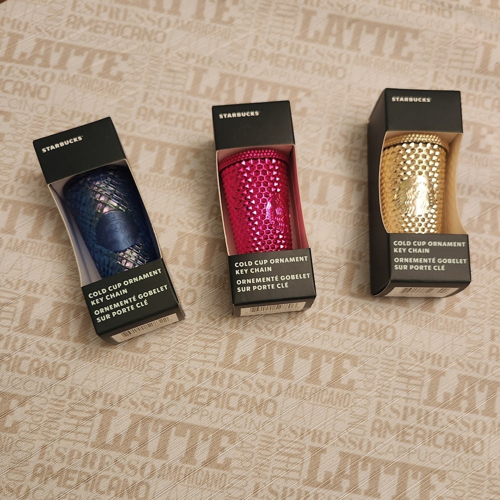 Starbucks Keychain Bundle of 3